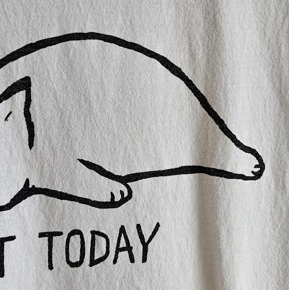 Hot Topic Black Matter "Not Today" Cat T-Shirt in Size S - Picture 4 of 8